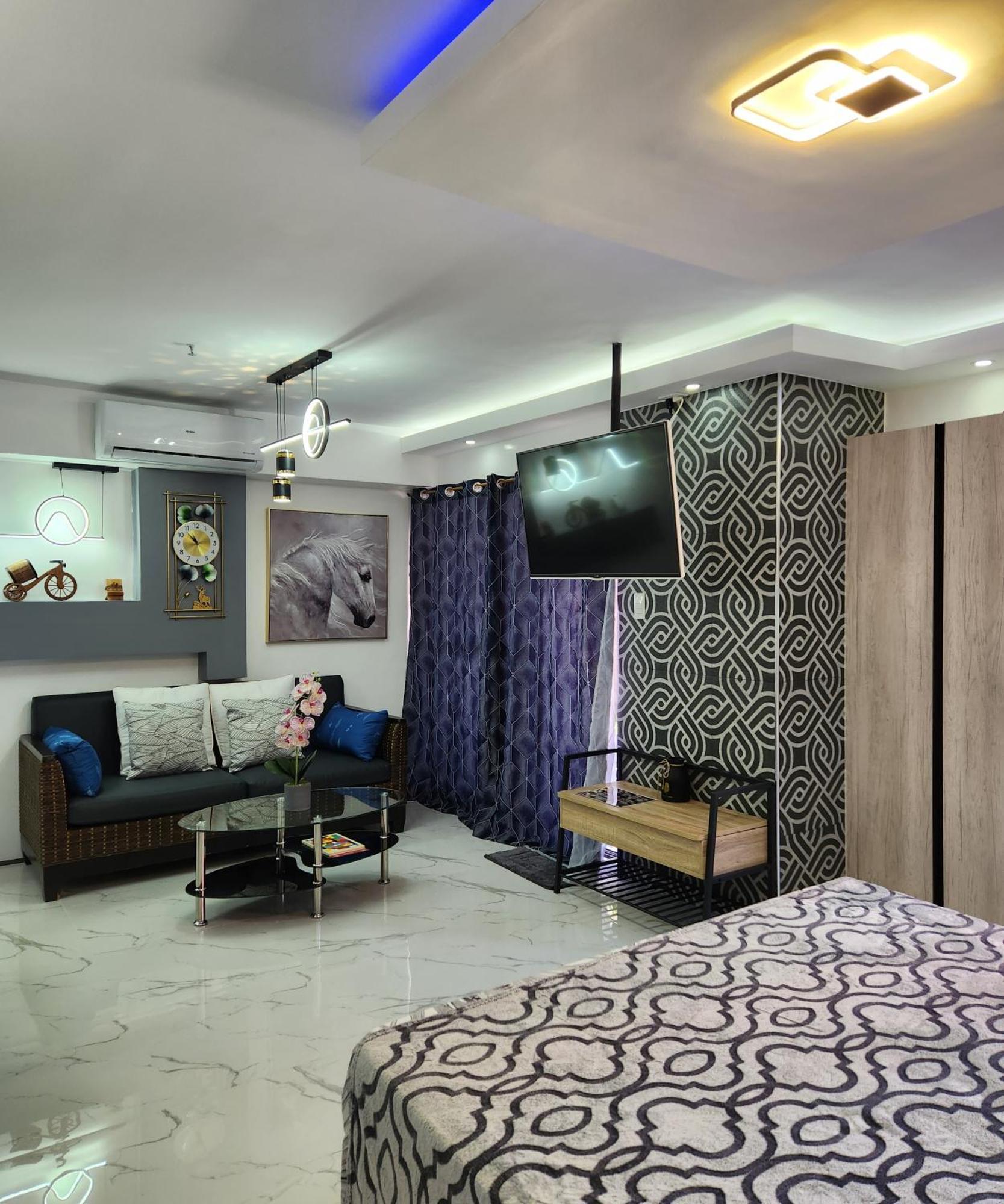 Condo Azur Suites B207 Near Airport, Netflix, Stylish, Cozy With Swimming Pool Île de Mactan Extérieur photo